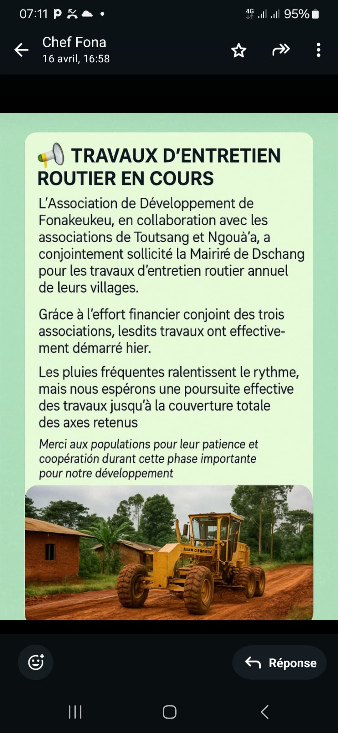 Image related to Communiqué lié au développement de Fonakeukeu