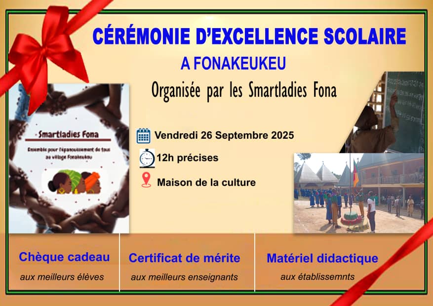 Image related to Cérémonie d'excellence scolaire à Fonakeukeu