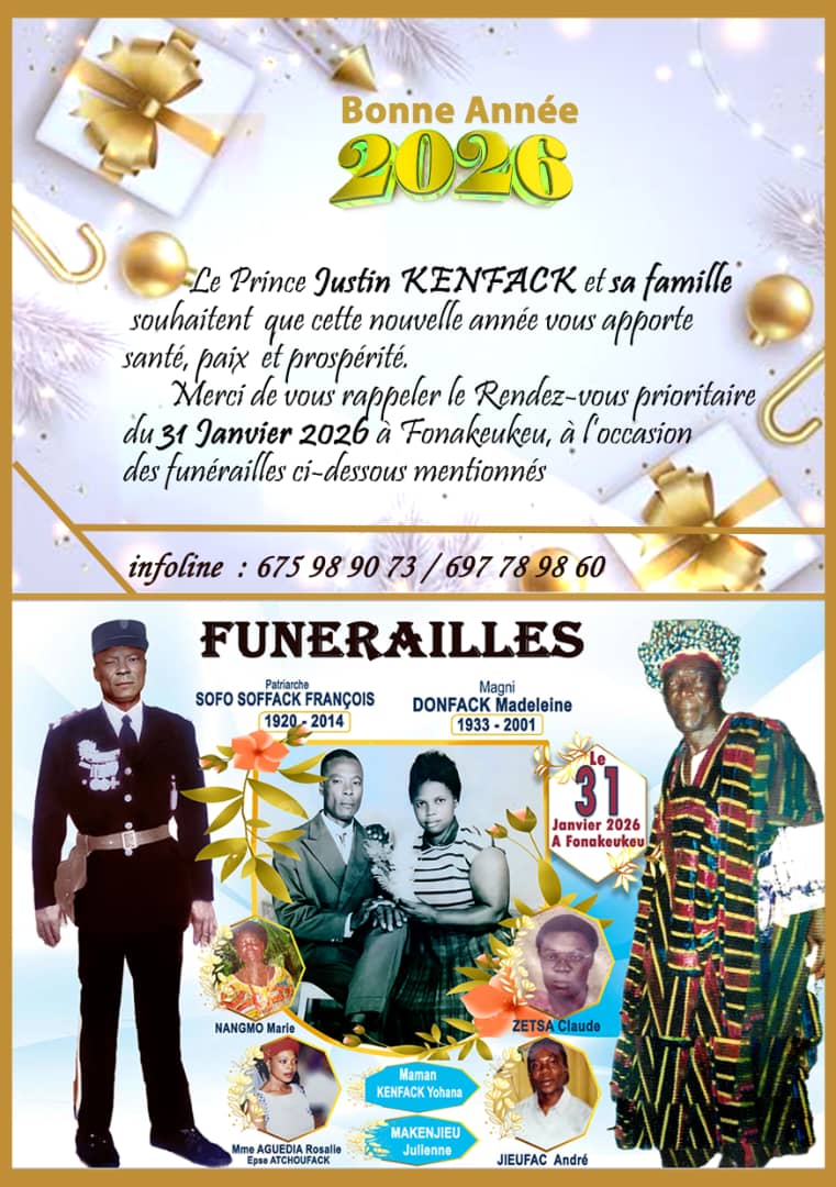 Image related to Bonne année 2026 et rappel des funérailles du 31 janvier 2026